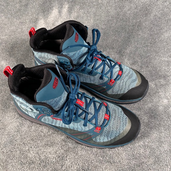 Keen Boots Terradora II Mid 1017685 Hiking Boots Shoes Waterproof Womens 8 Blue - Picture 2 of 11